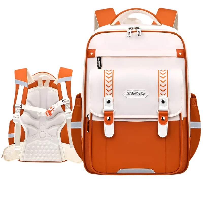 Cartable Orthopédique Primaire Orange