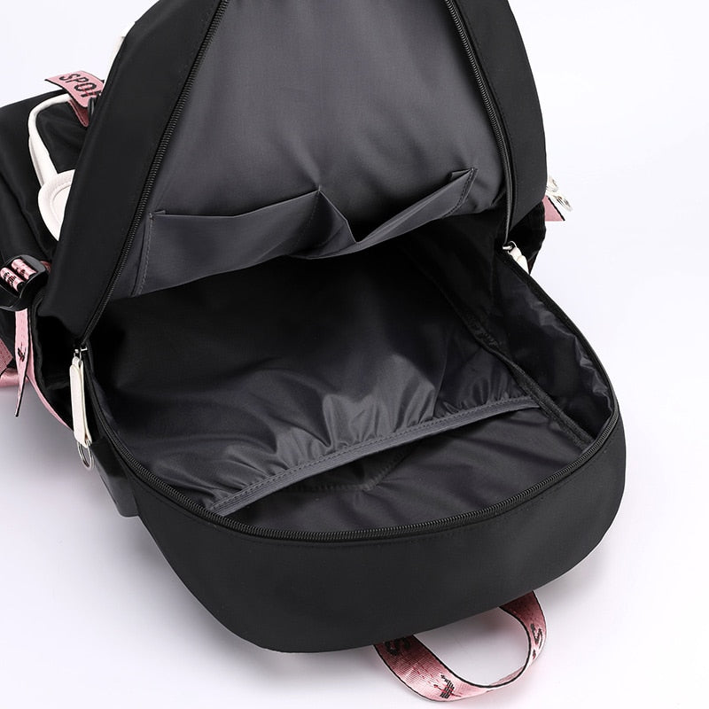 Sac à Dos Fille Sport Pompom Grande Taille