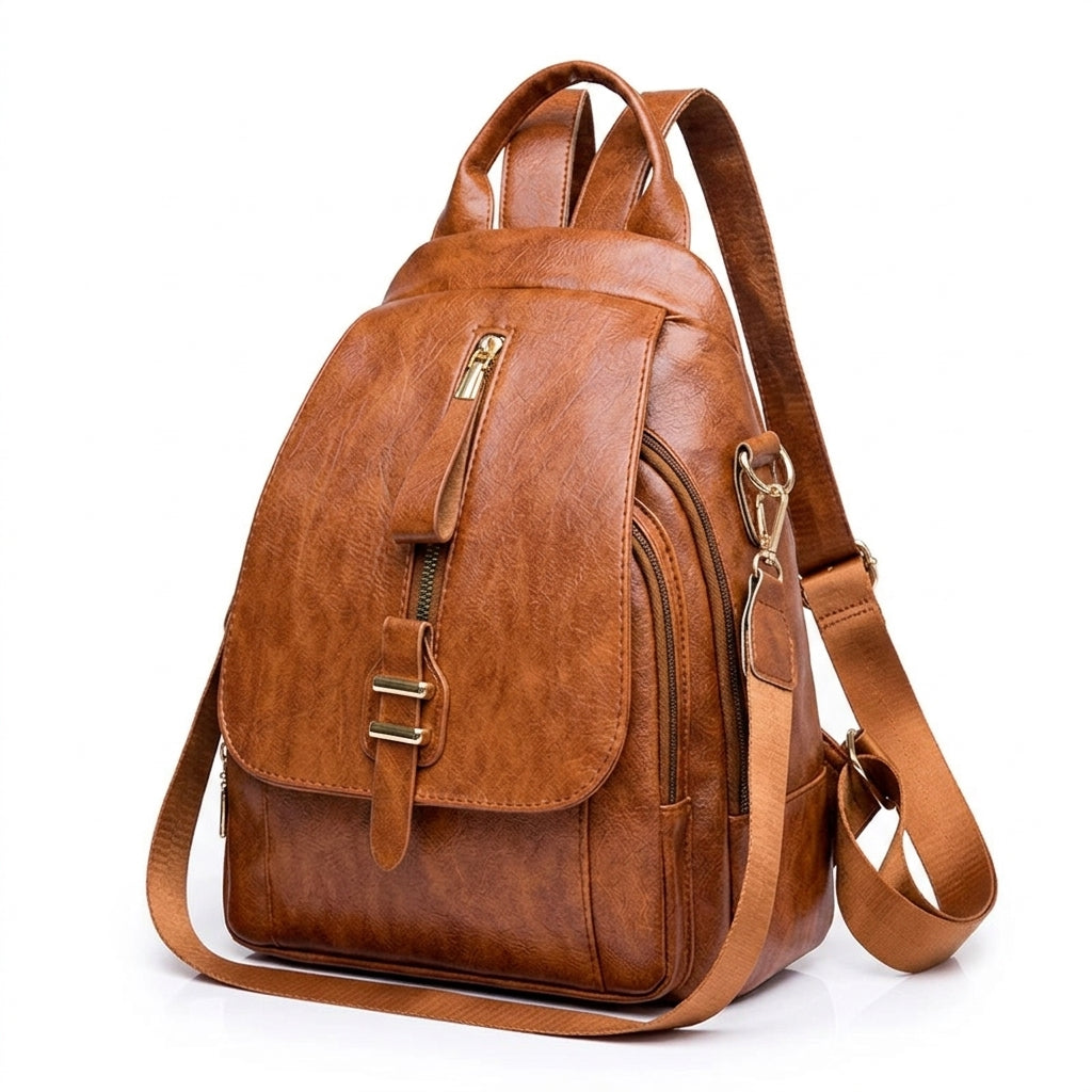 Sac à dos femme élégant cuir PU