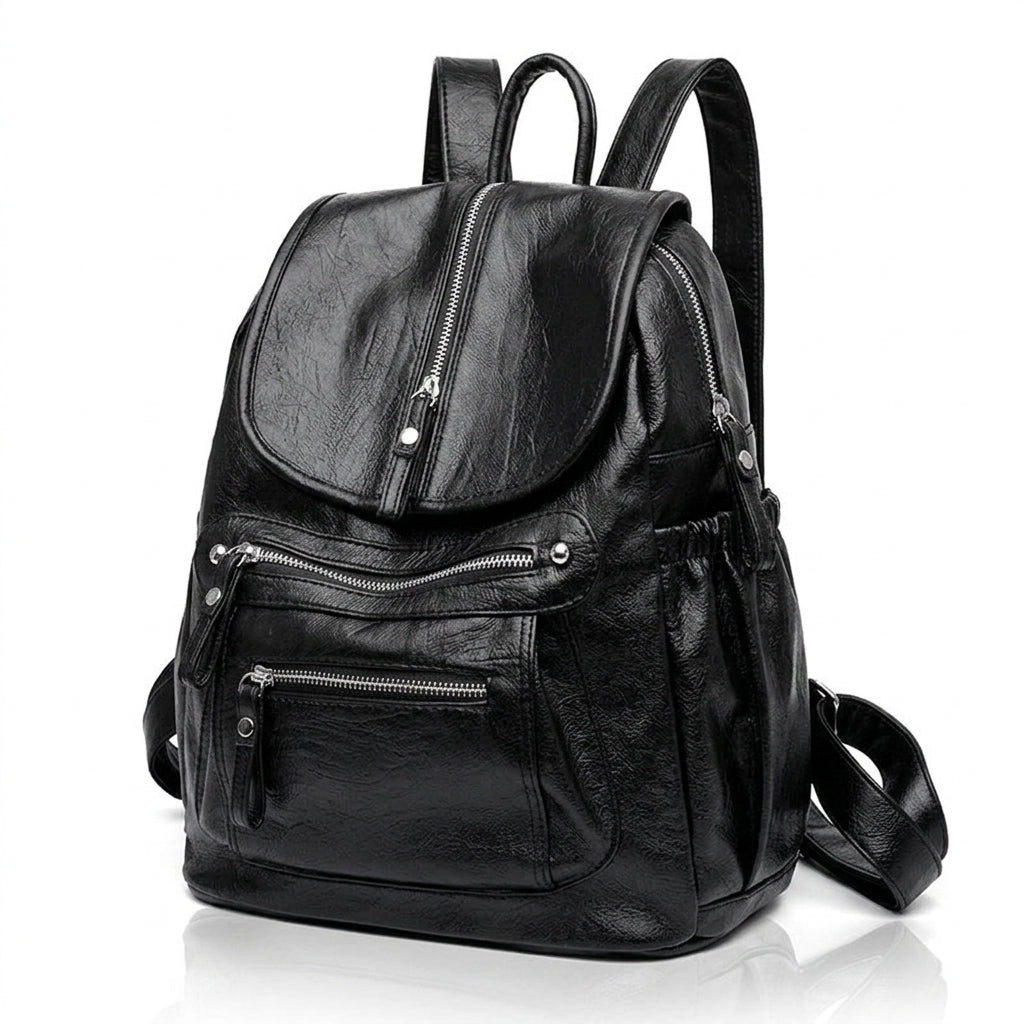 Sac à dos ville femme cuir vintage
