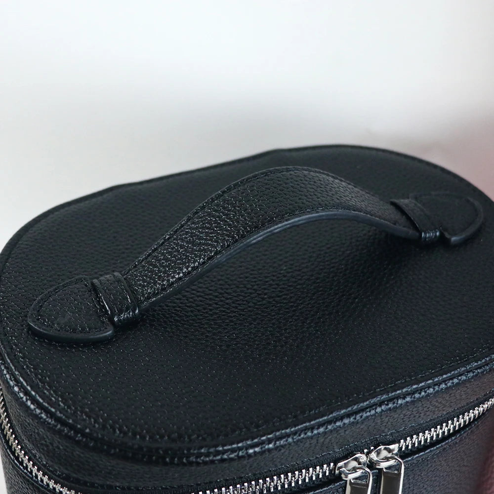 Vanity Cuir Voyage — Trousse Maquillage Personnalisable