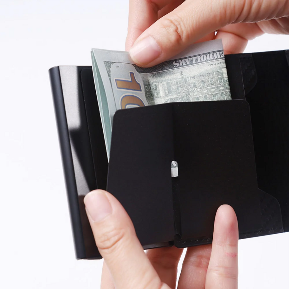 Porte-Cartes Anti-RFID Slim — Protection Bancaire