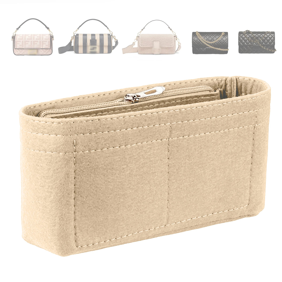 Insert Organiseur de Sac — Feutre Premium