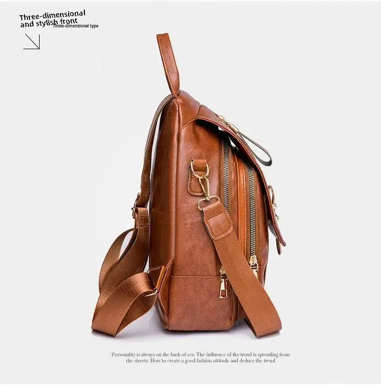 Sac à dos femme élégant cuir PU