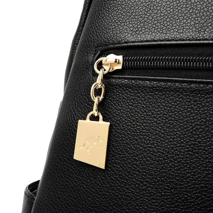 Sac à dos femme multipoche simili cuir