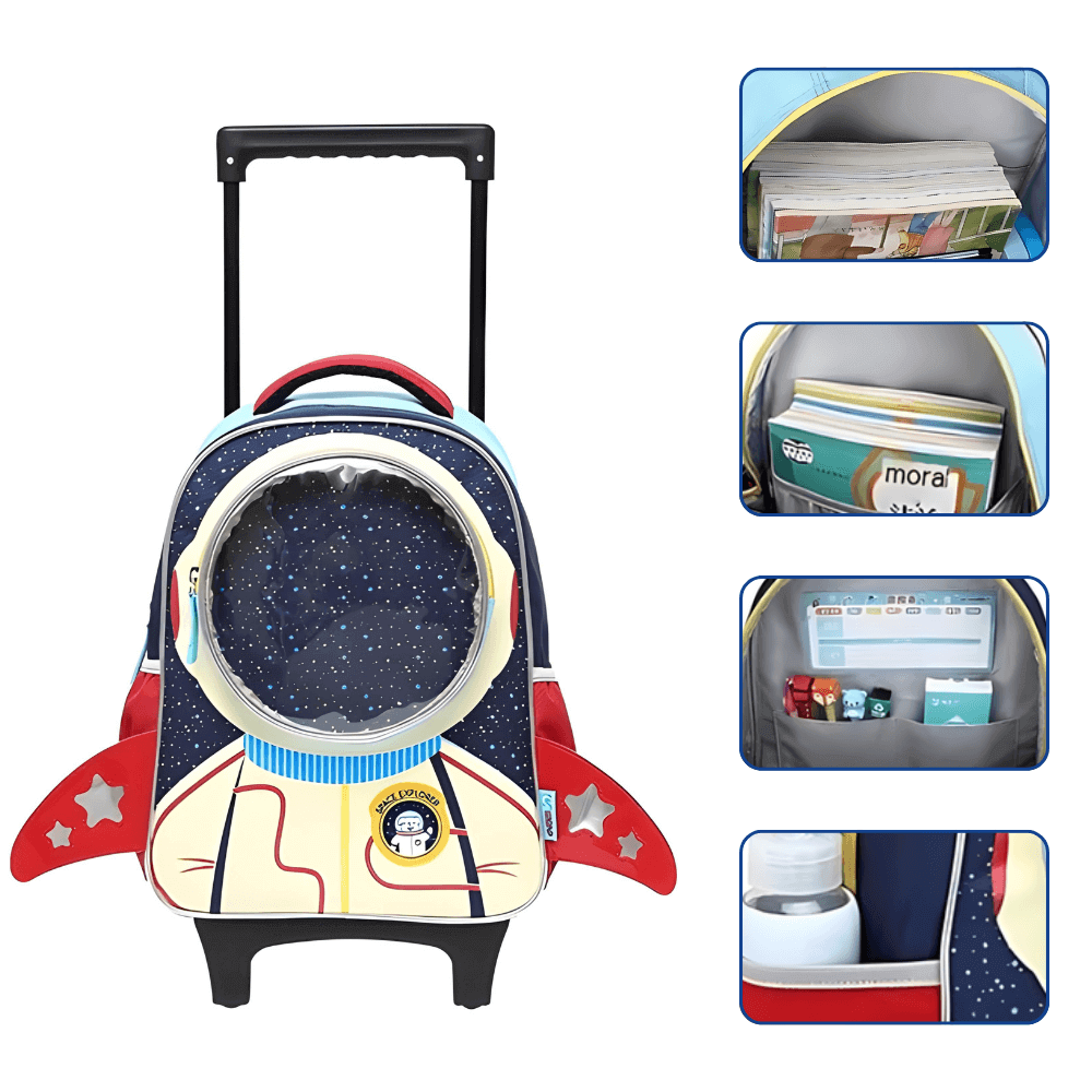 Sac à Dos Astronaute à Roulettes