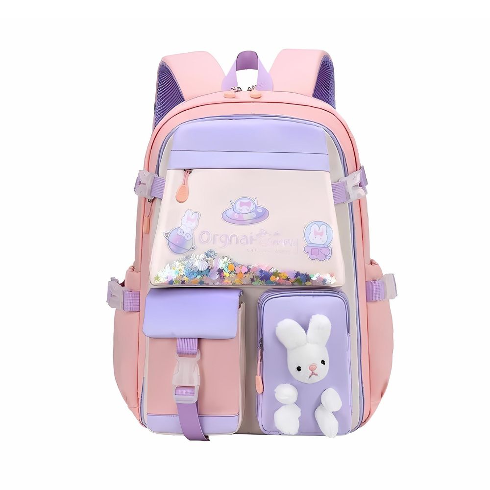 Sac à Dos Lapin 3D Rose