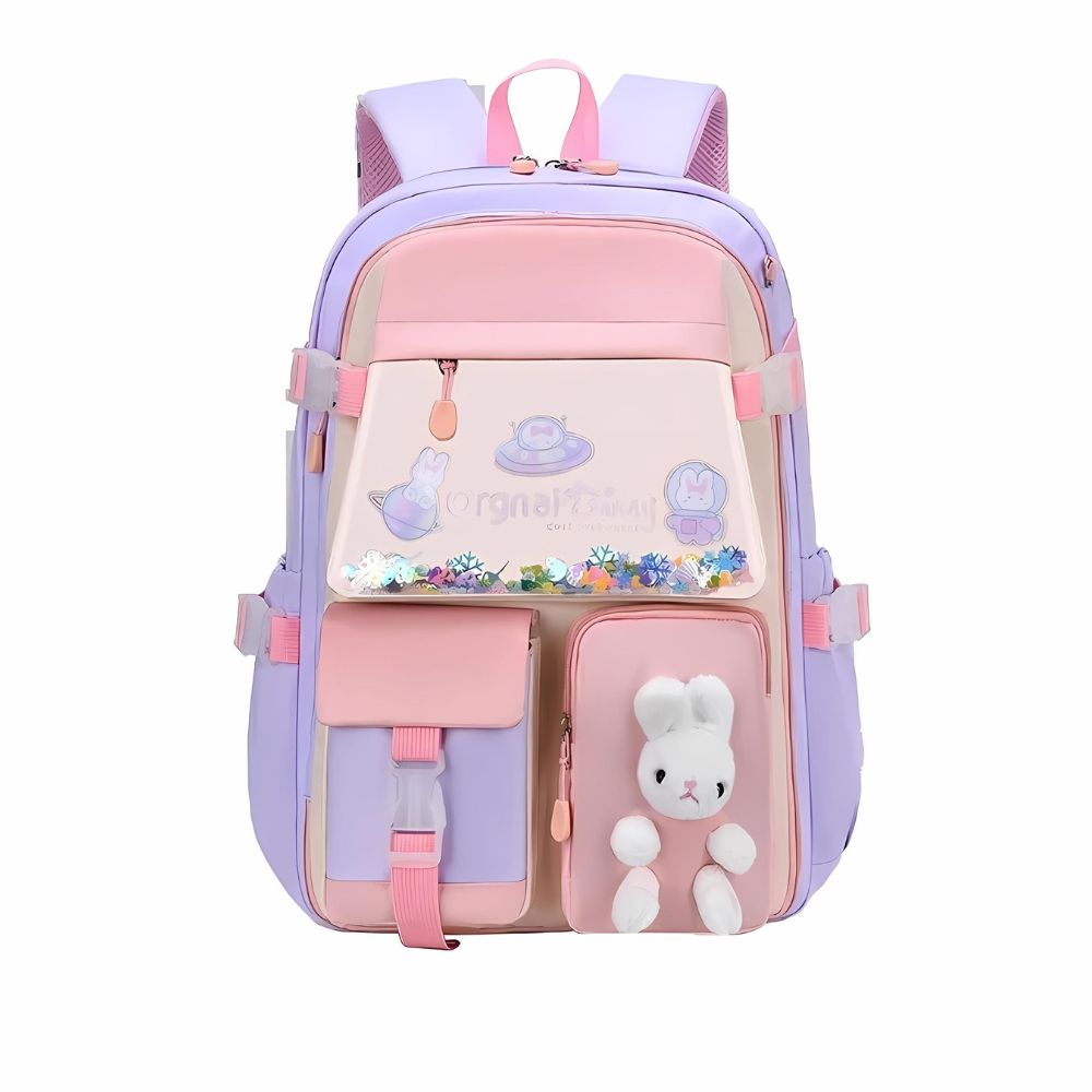 Sac à Dos Lapin 3D Rose