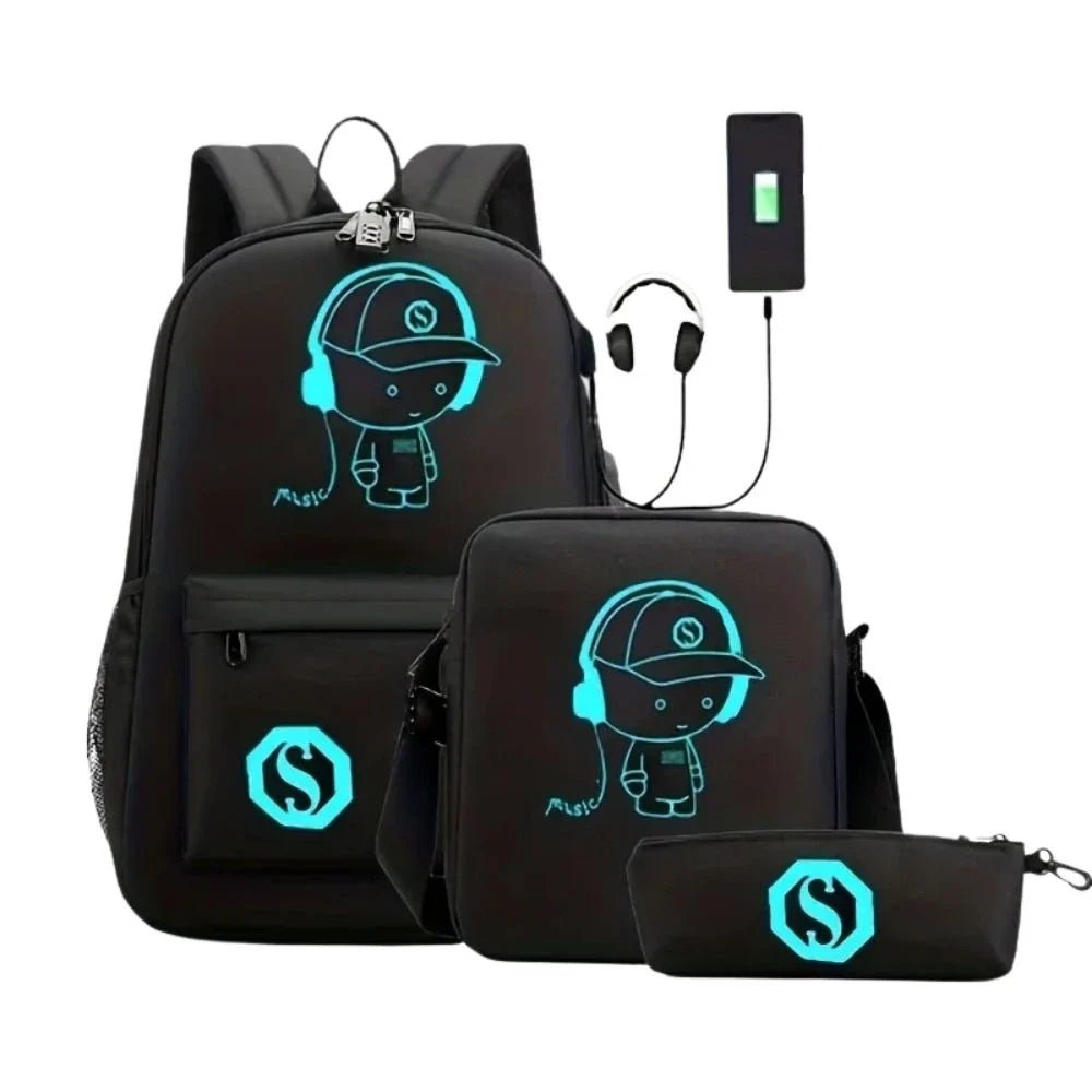 Sac à Dos Lumineux Réfléchissant