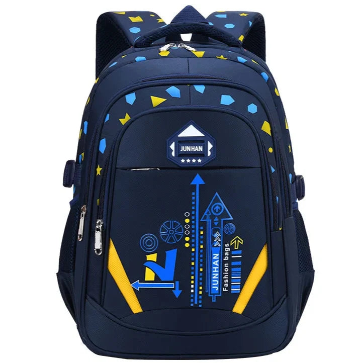 Sac à Dos Garçon Coloré Marine Jaune
