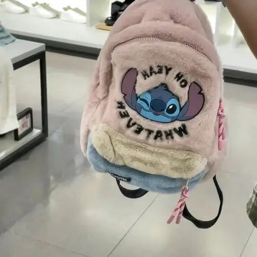 Sac à Dos Stitch Peluche Fluffy