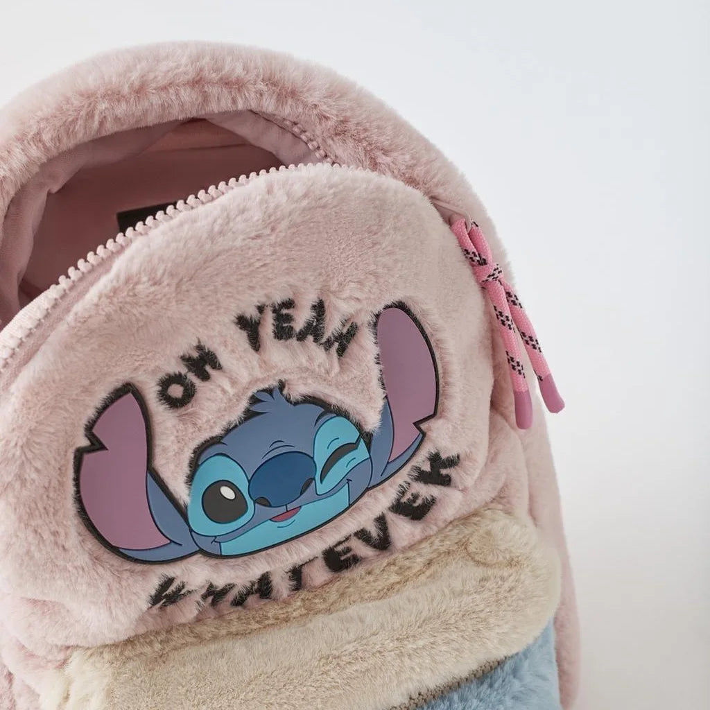 Sac à Dos Stitch Peluche Fluffy