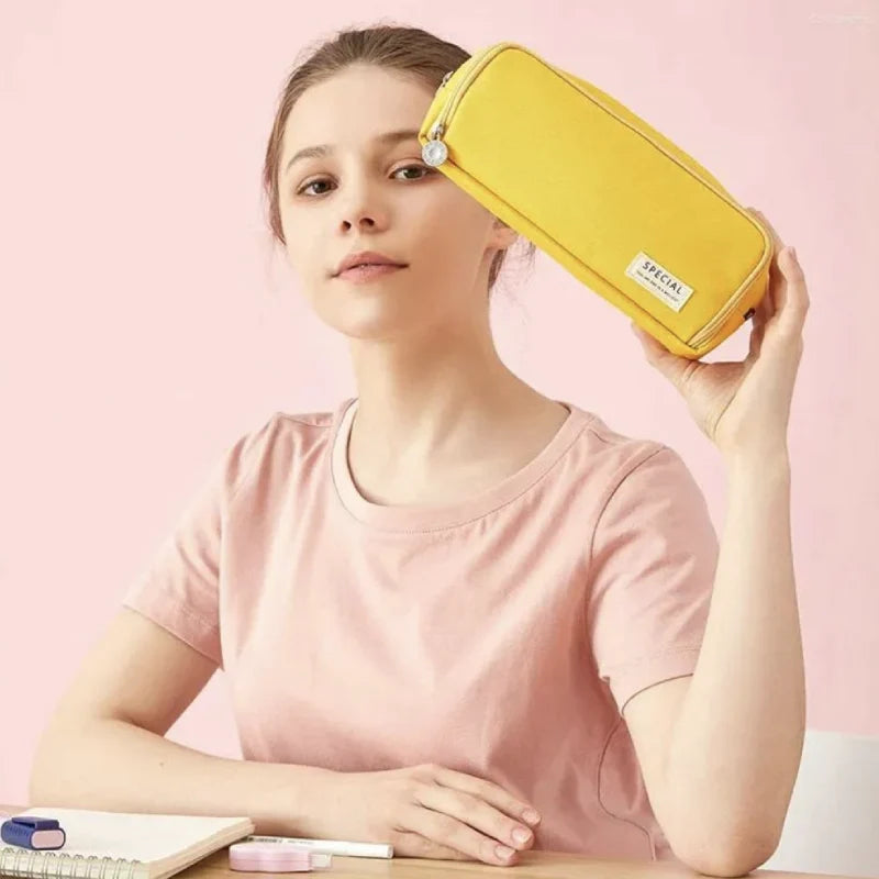 Trousse Scolaire Double Compartiment