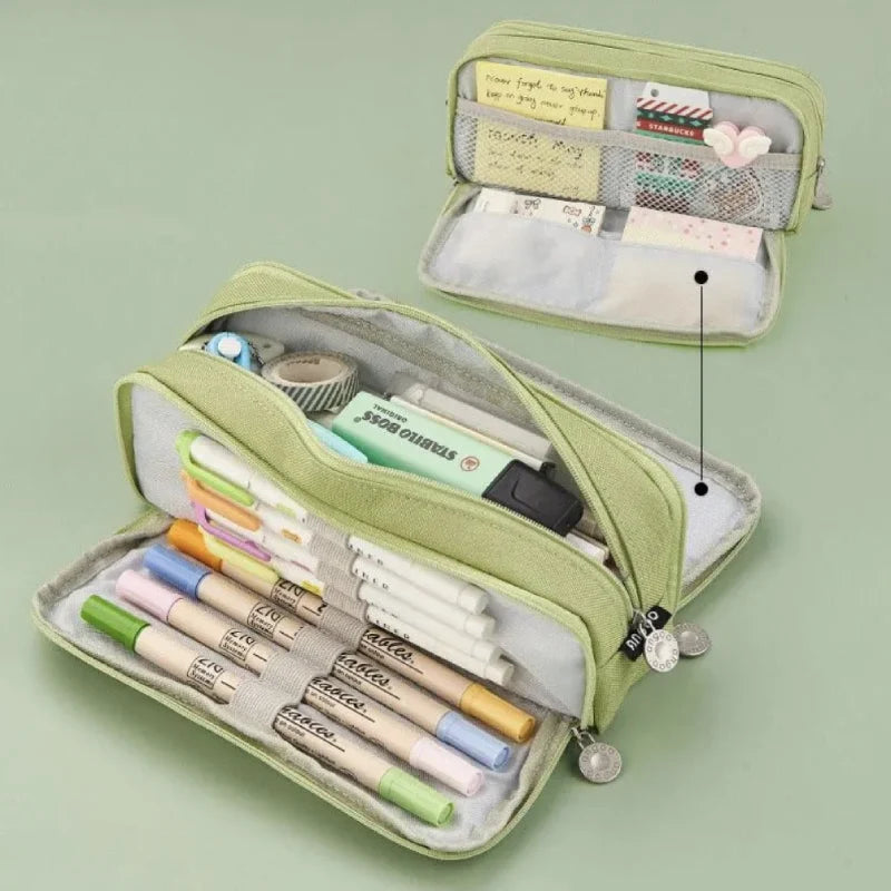Trousse Scolaire Double Compartiment
