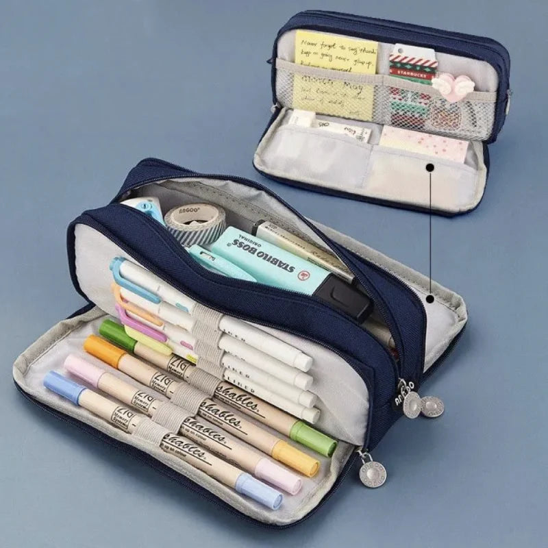 Trousse Scolaire Double Compartiment