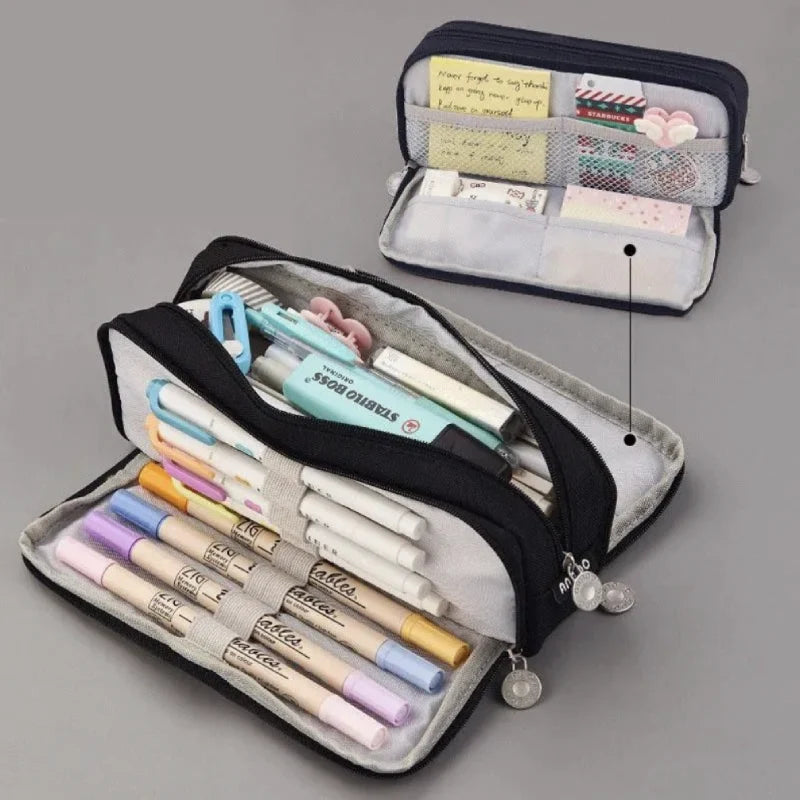 Trousse Scolaire Double Compartiment