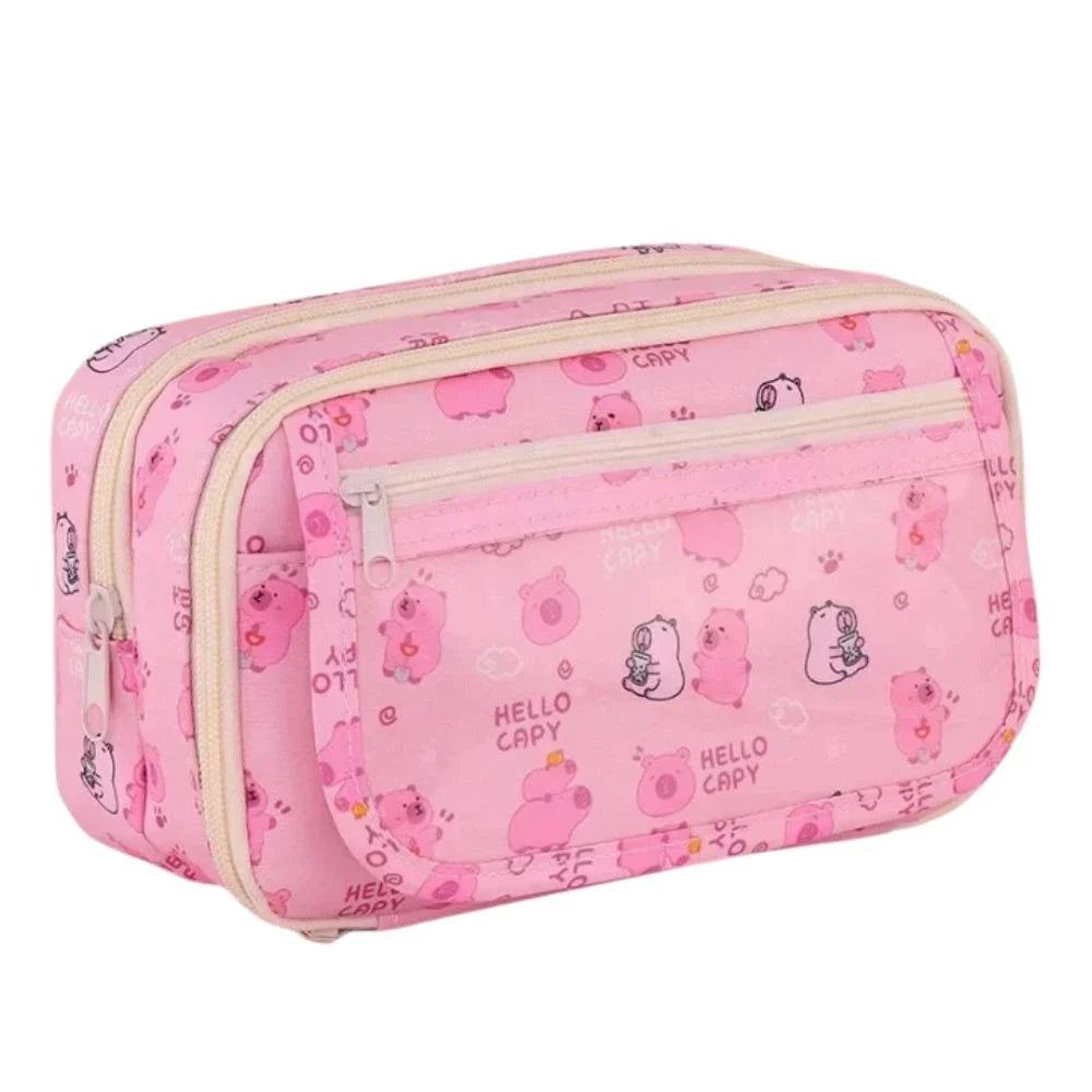 Trousse Scolaire Zippée Colorée