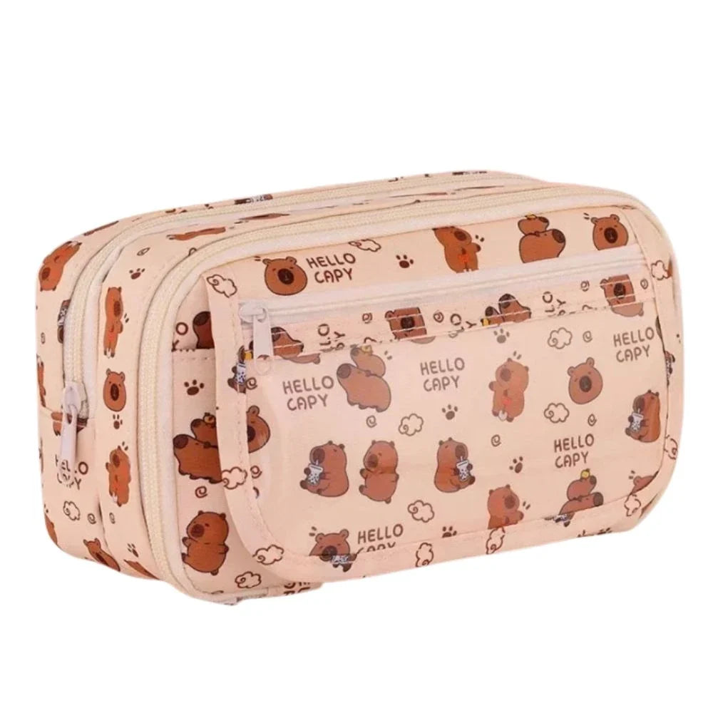 Trousse Scolaire Zippée Colorée