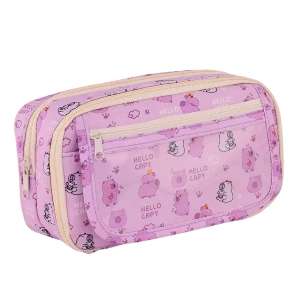 Trousse Scolaire Zippée Colorée