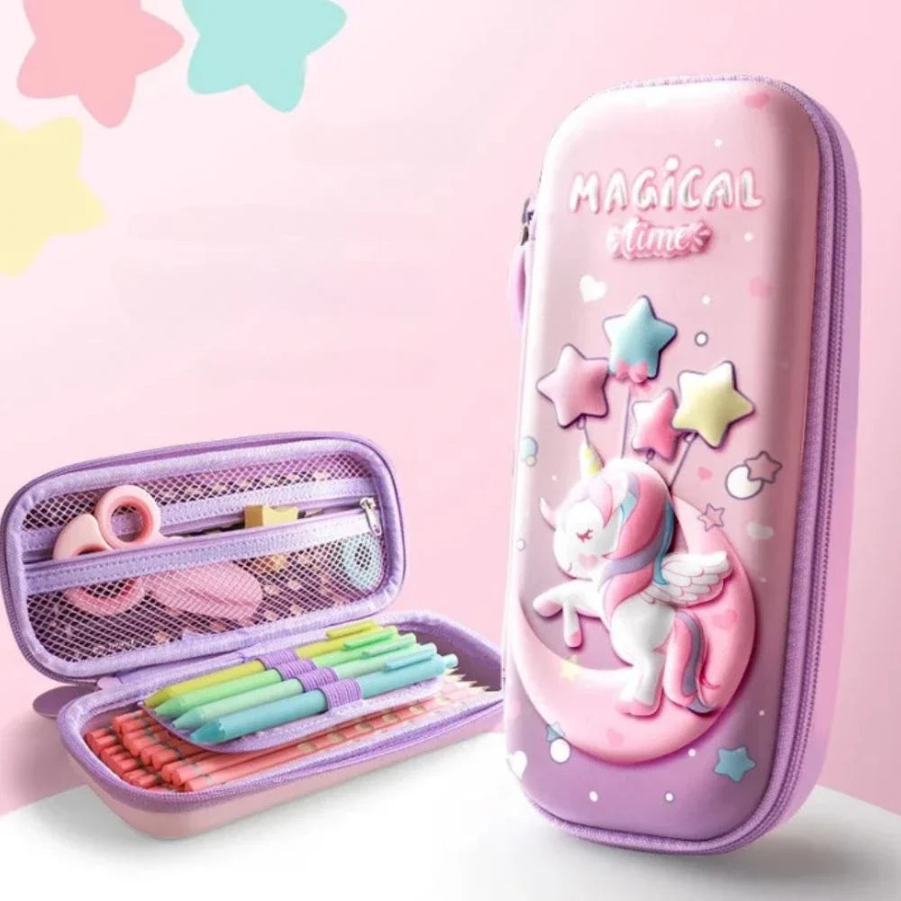 Trousse Scolaire Licorne 3D