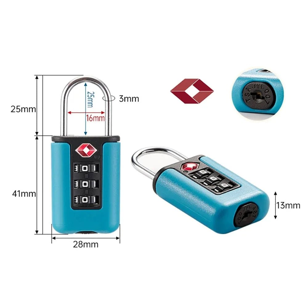 Cadenas TSA Double Sécurité — Voyage & Valise –