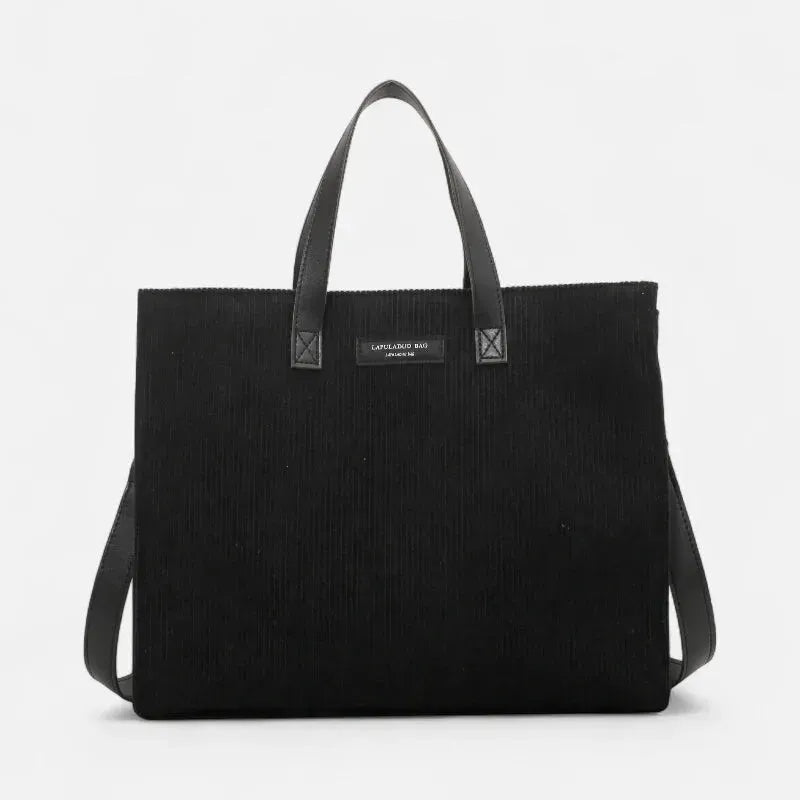 Sac cabas velours femme doux élégant