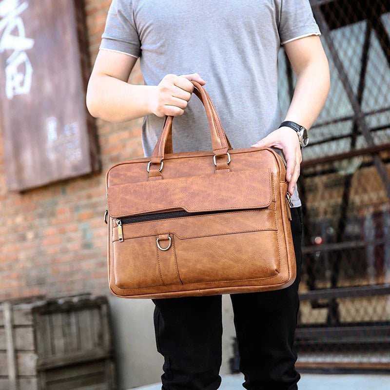 Sac à Dos Cuir Ordinateur 15" –