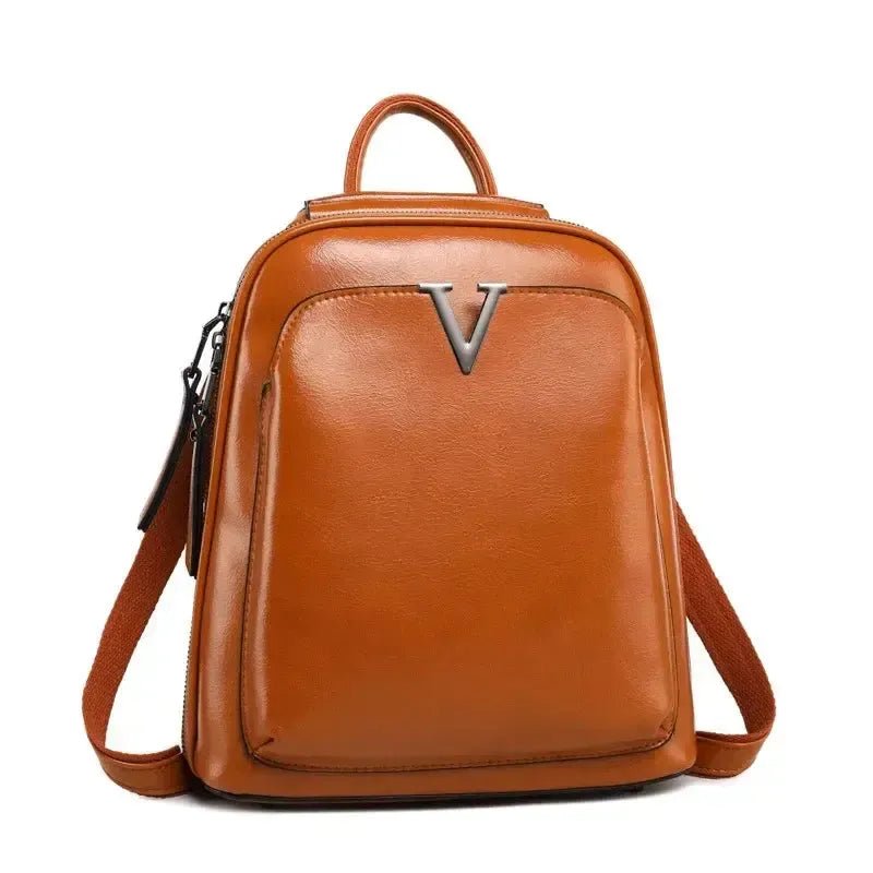 Sac à dos femme cuir artisanal huilé – Sac à dos
