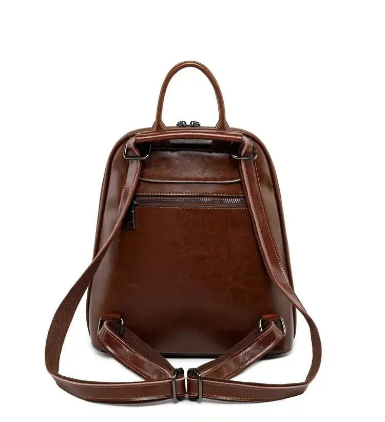 Sac à dos femme cuir artisanal huilé – Sac à dos