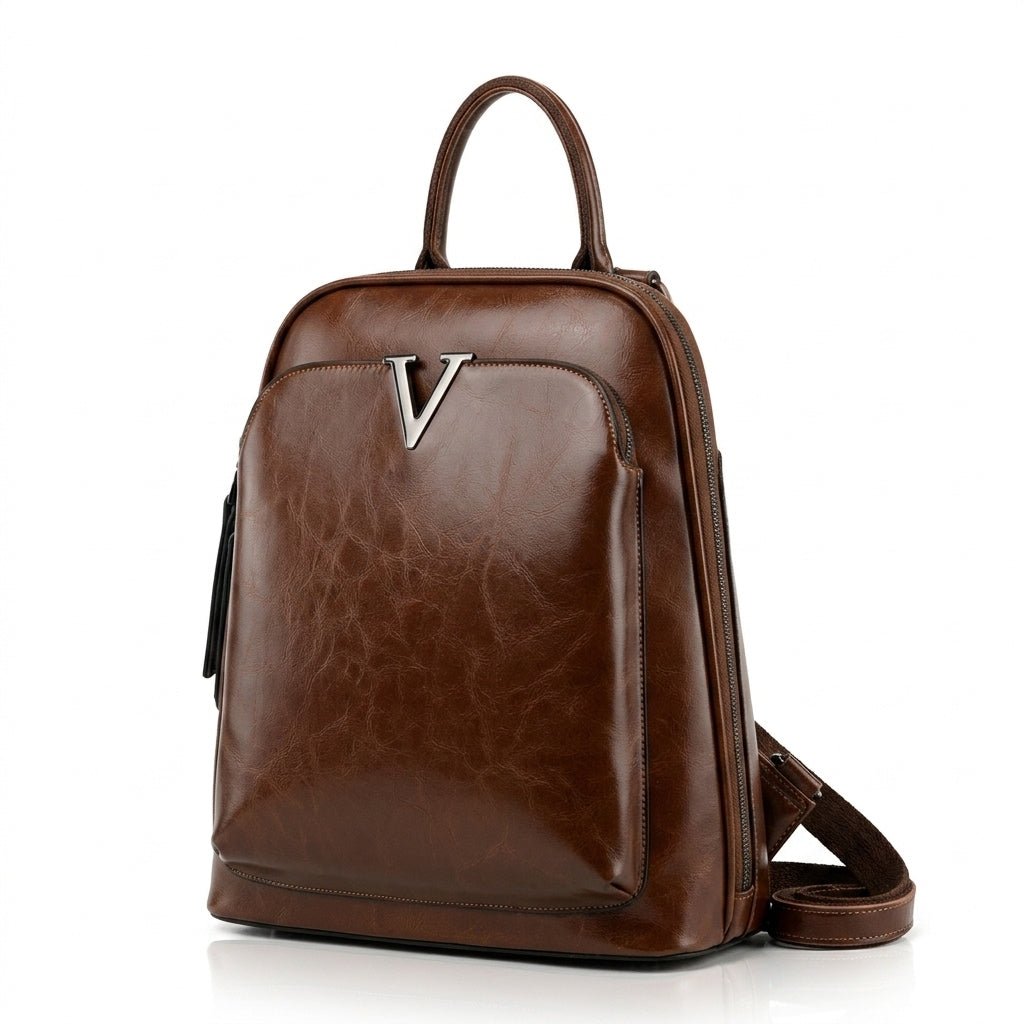 Sac à dos femme cuir artisanal huilé – Sac à dos