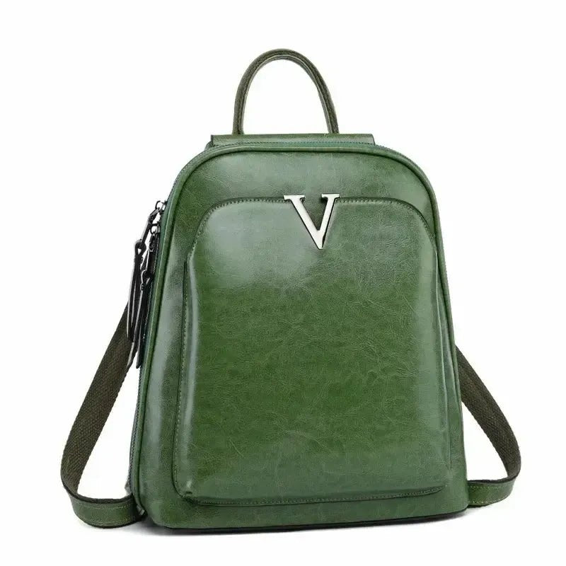 Sac à dos femme cuir artisanal huilé – Sac à dos