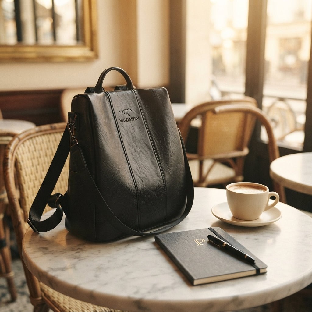 Sac à dos femme cuir luxe anti-vol – Sac à dos