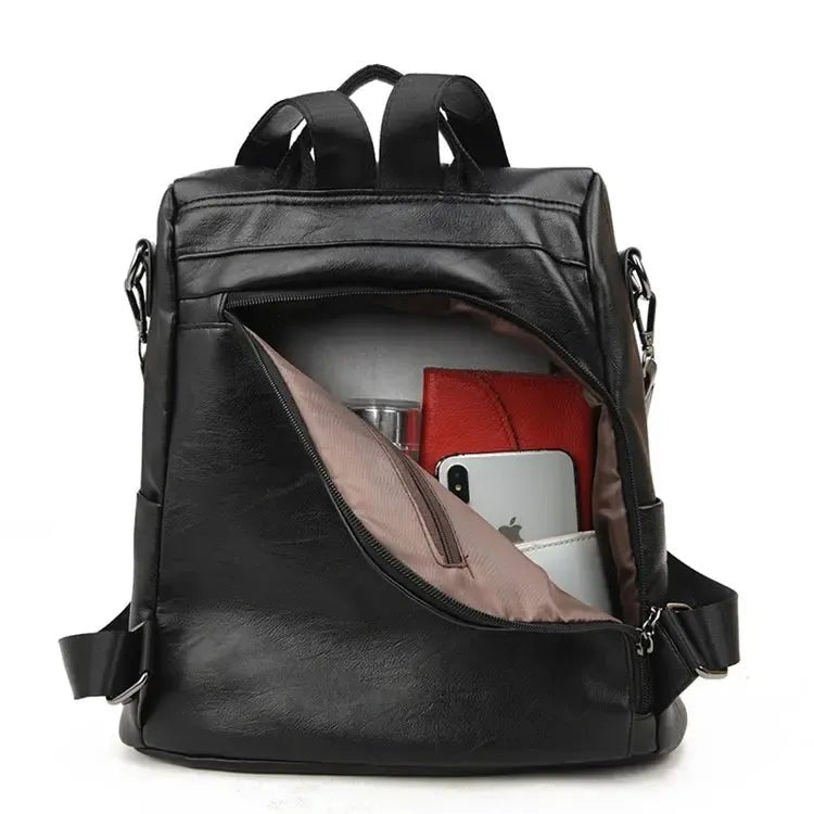 Sac à dos femme cuir luxe anti - vol – Sac à dos