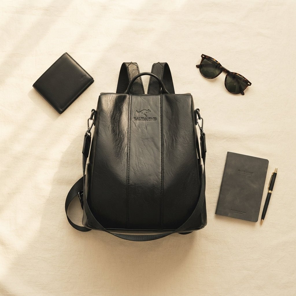 Sac à dos femme cuir luxe anti-vol – Sac à dos