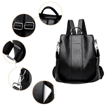 Sac à dos femme cuir luxe anti - vol – Sac à dos