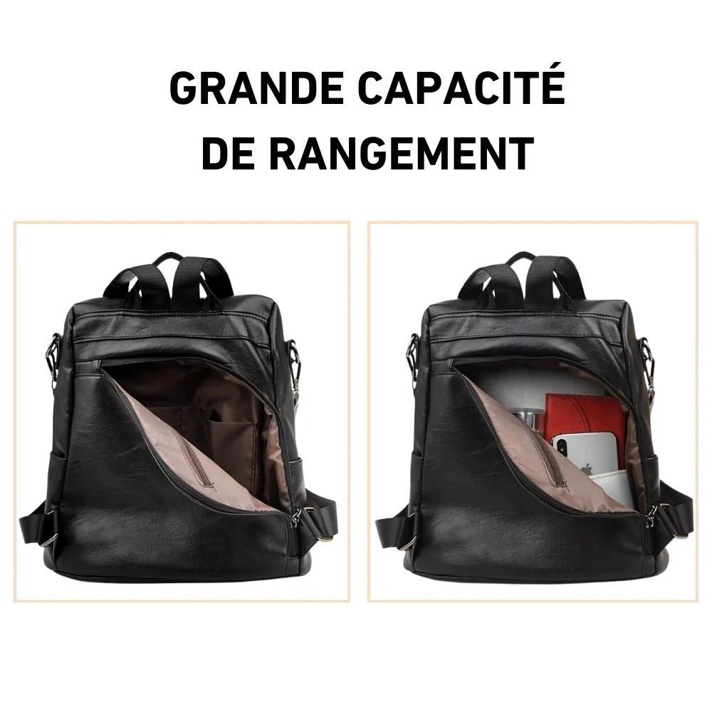 Sac à dos femme cuir luxe anti - vol – Sac à dos