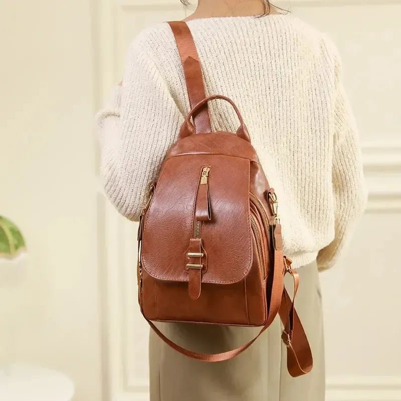 Sac à dos femme élégant cuir PU – Sac à dos