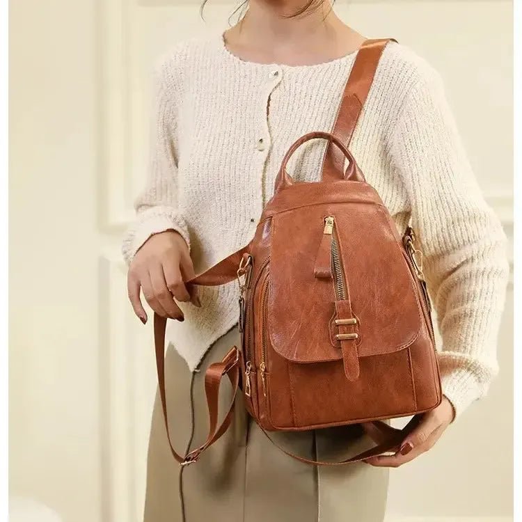 Sac à dos femme élégant cuir PU – Sac à dos
