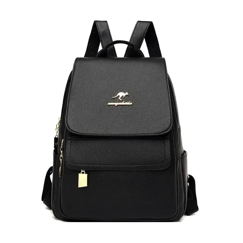 Sac à dos femme multipoche simili cuir – Sac à dos