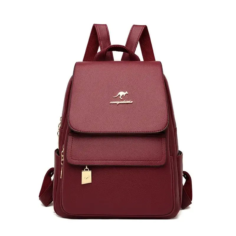 Sac à dos femme multipoche simili cuir – Sac à dos