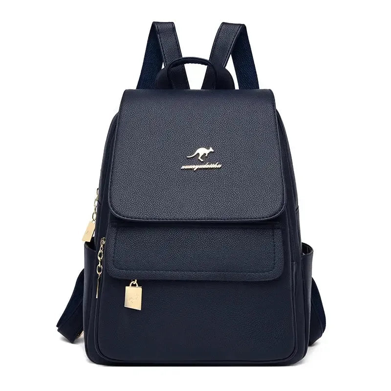 Sac à dos femme multipoche simili cuir – Sac à dos