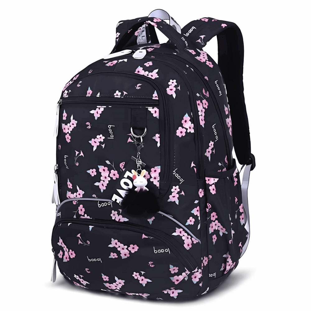 Sac à Dos Fille Montgolfières Noir – Sac à Dos Orthopédique