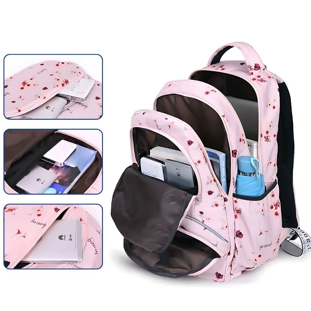 Sac à Dos Fille Montgolfières Noir – Sac à Dos Orthopédique