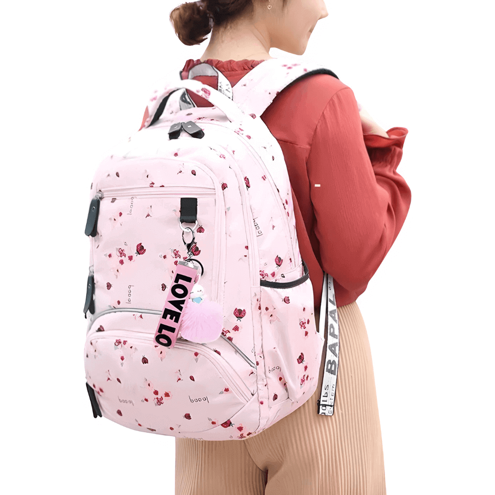 Sac à Dos Fille Montgolfières Noir – Sac à Dos Orthopédique