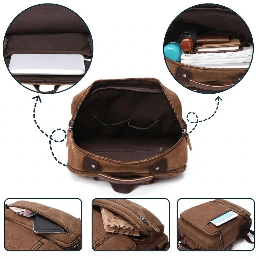 Sac à Dos Homme Vintage Ordi 16" –