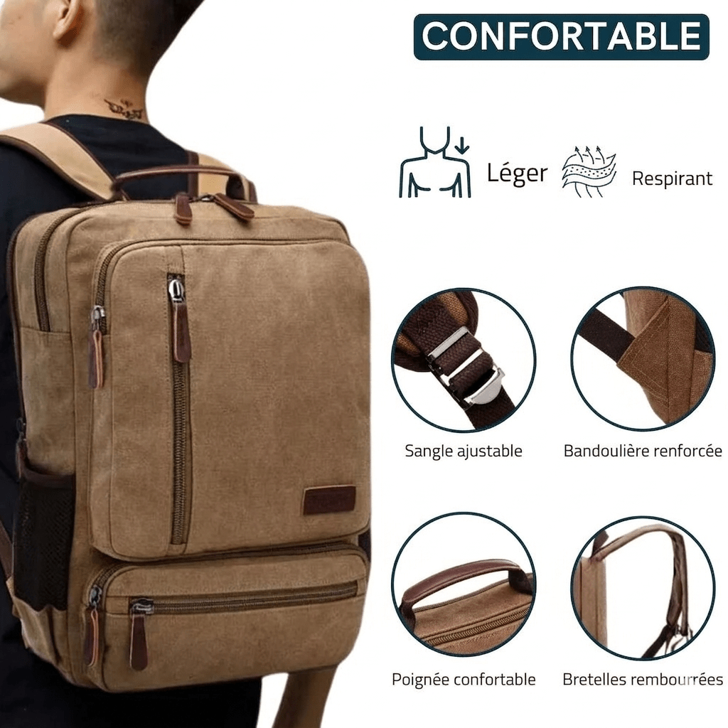 Sac à Dos Homme Vintage Ordi 16" –