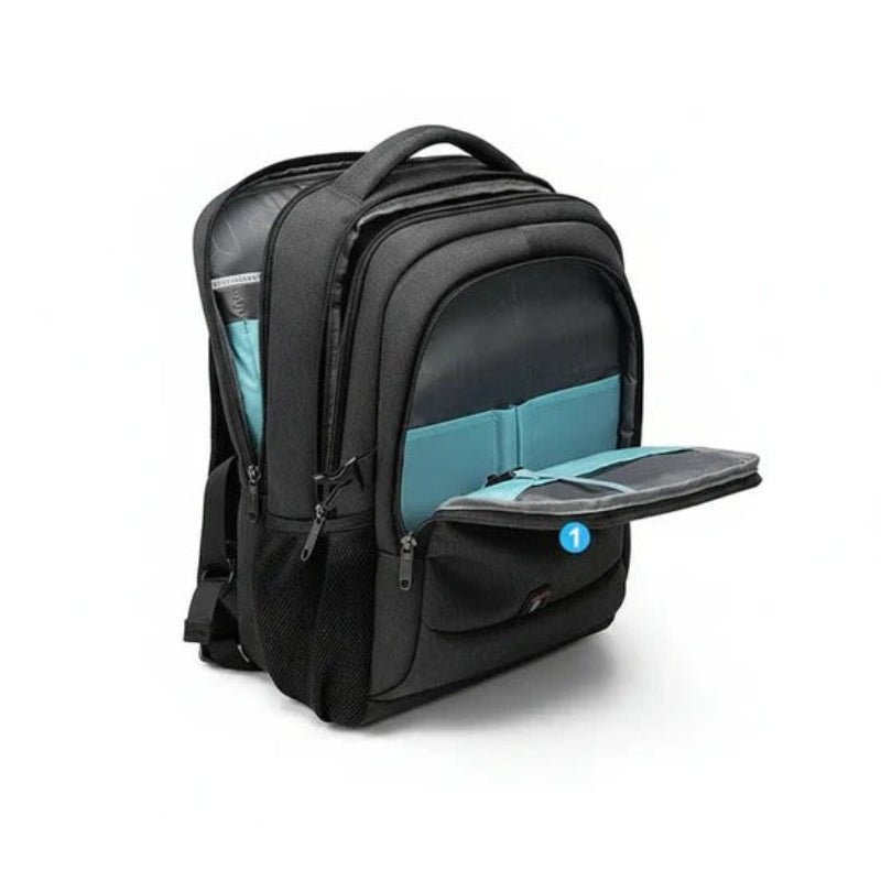 Organisation interne d’un sac à dos ordinateur professionnel