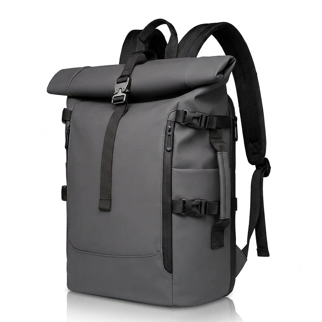 Sac à dos roll-top imperméable 20–35L –
