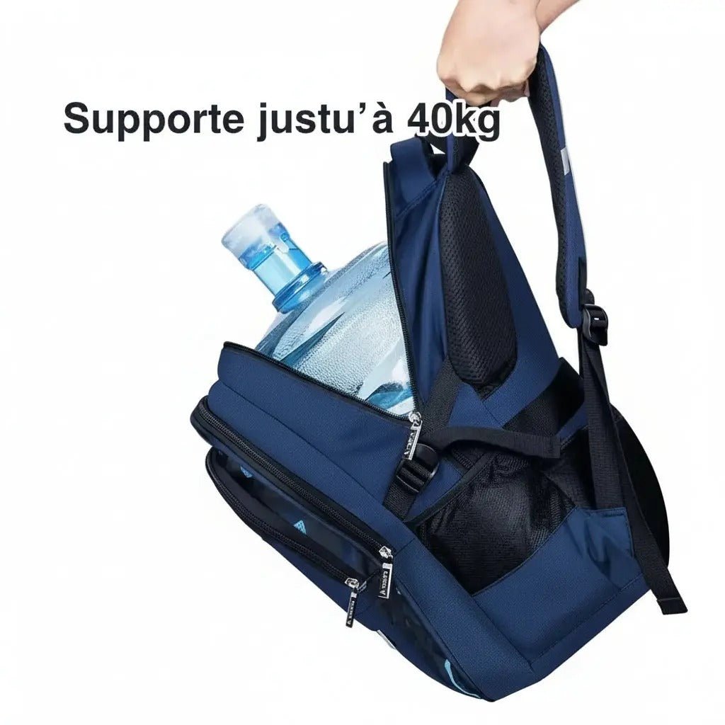 Sac à dos scolaire moderne – organisation claire et dos protégé –