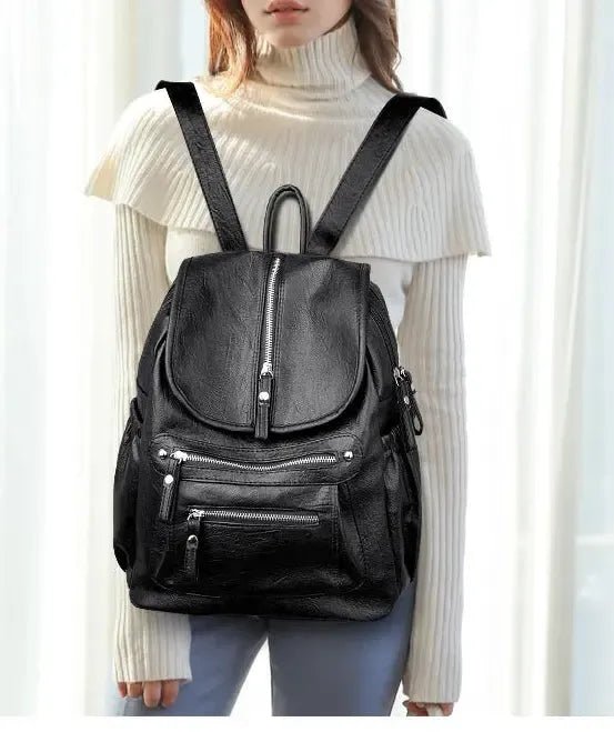 Sac à dos ville femme cuir vintage – Sac à dos